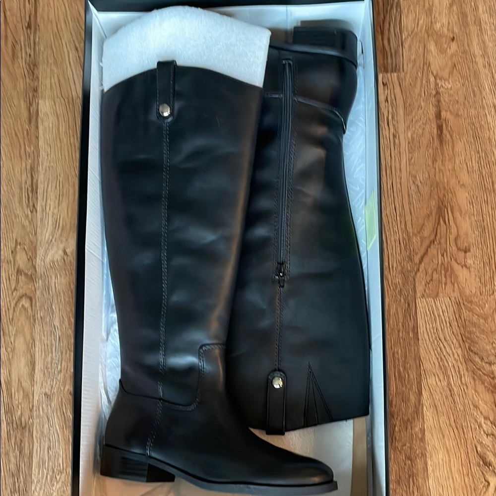 INC International Concepts 👢👢🆕FAWNE Black Wide Calf Boots